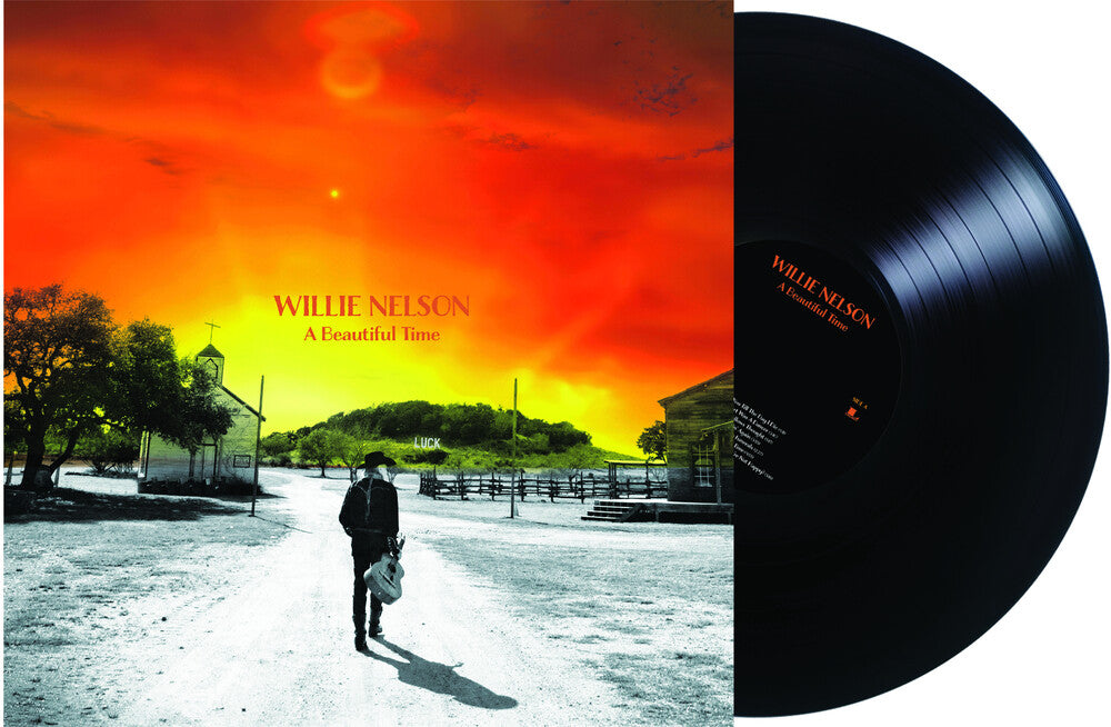 the album cover for Willie Nelson - A Beautiful Time [LP]