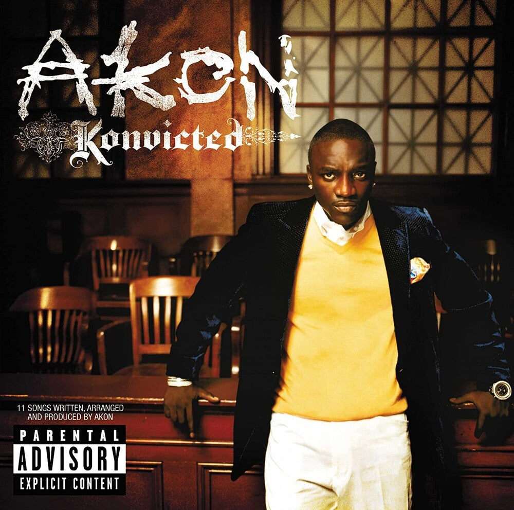 the album cover for Akon - Konvicted