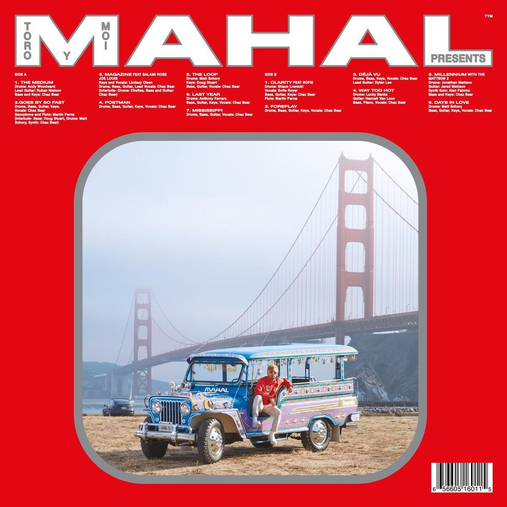 the album cover for Toro Y Moi - Mahal [LP]