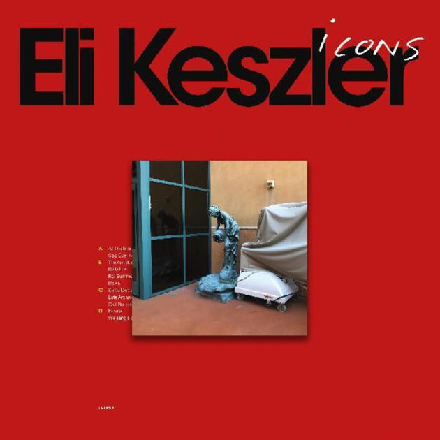 the album cover for Eli Keszler - Icons (Blue) [Colored Vinyl] [Limited Edition] [Indie Exclusive]