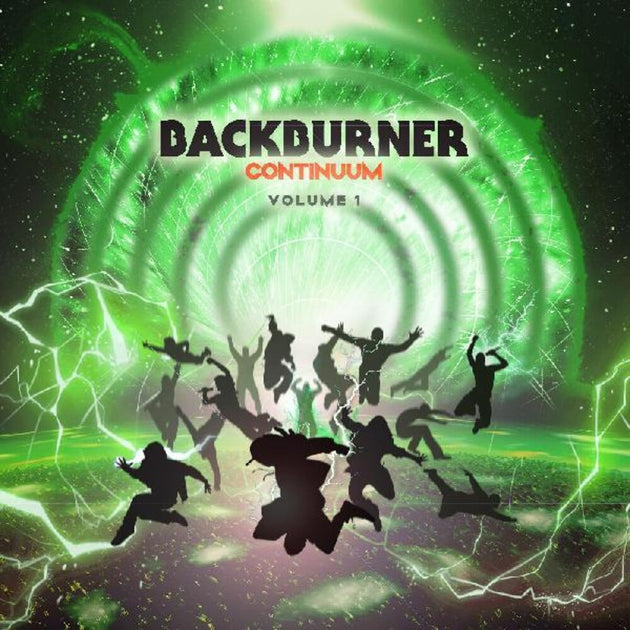 the album cover for Backburner - Continuum [Colored Vinyl] (Grn) [Indie Exclusive] [Download Included]