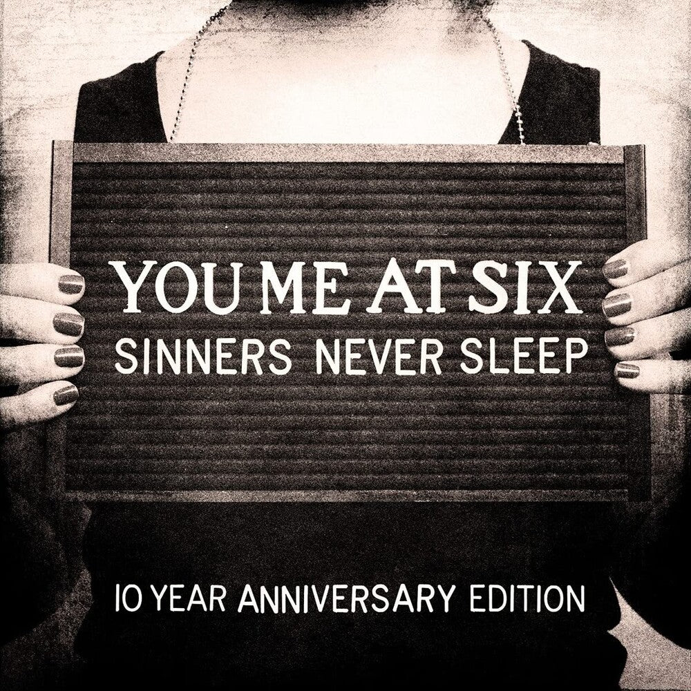 the album cover for You Me At Six - Sinners Never Sleep: 10th Anniversary [LP]