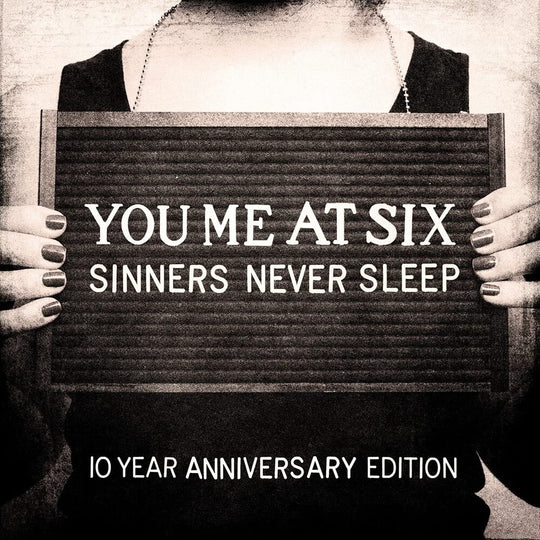 the album cover for You Me At Six - Sinners Never Sleep: 10th Anniversary [LP]