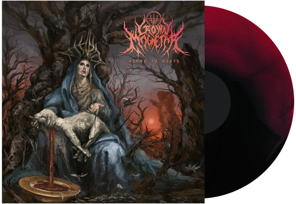 the album cover for Crown Magnetar - Alone In Death
