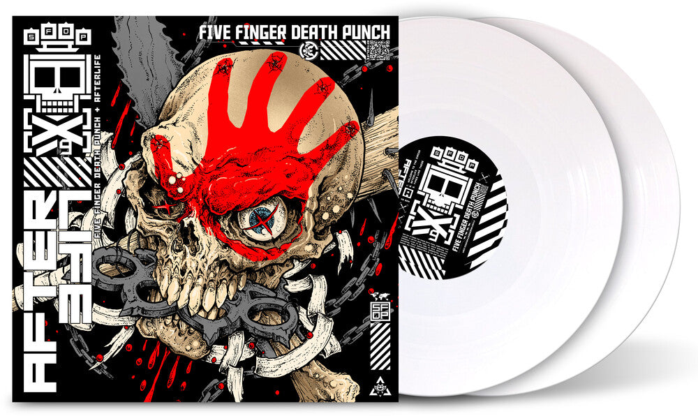 the album cover for Five Finger Death Punch - Afterlife [White LP]