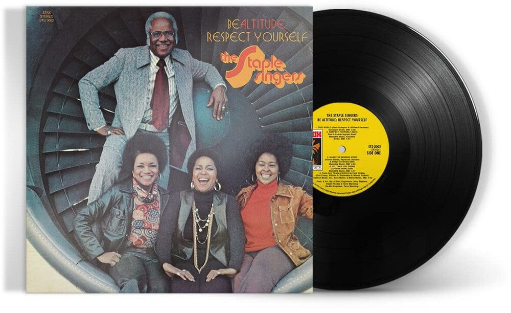 the album cover for The Staple Singers - Be Altitude: Respect Yourself [LP]