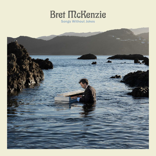 the album cover for Bret McKenzie - Songs Without Jokes [Blue/White Smoke LP]
