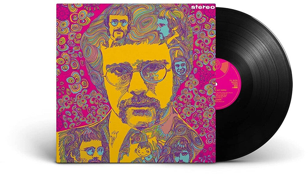 the album cover for Elton John - Regimental Sgt. Zippo [LP]