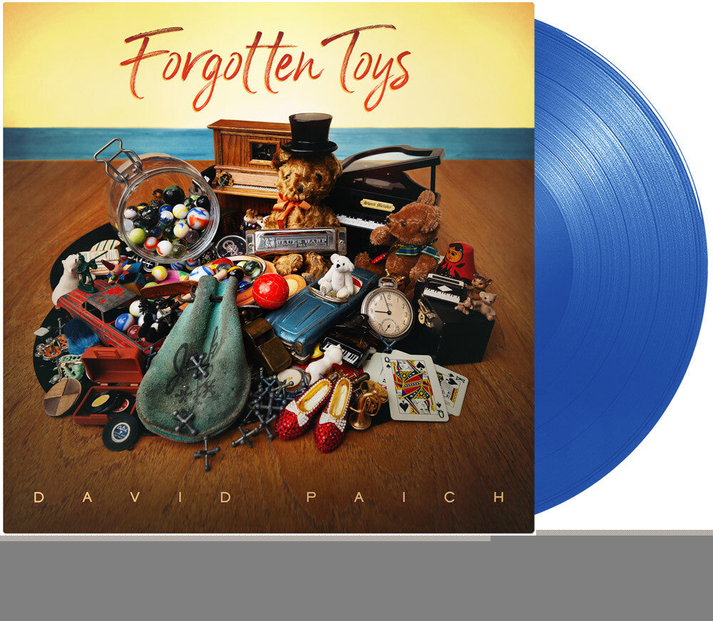 the album cover for David Paich - Forgotten Toys [Transparent Blue LP]