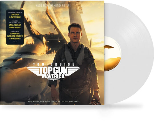the album cover for Various Artists - Top Gun: Maverick (Music From The Motion Picture) [White LP]