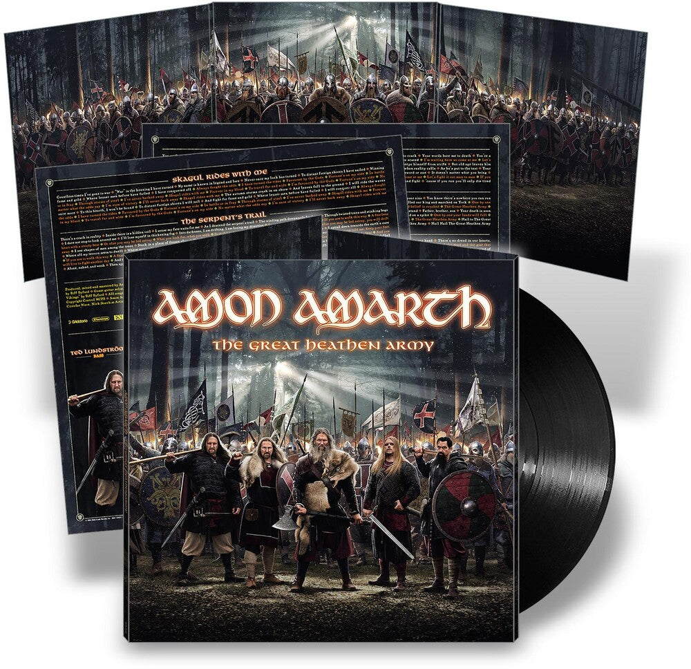 the album cover for Amon Amarth - The Great Heathen Army [LP]
