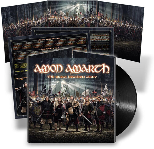 the album cover for Amon Amarth - The Great Heathen Army [LP]