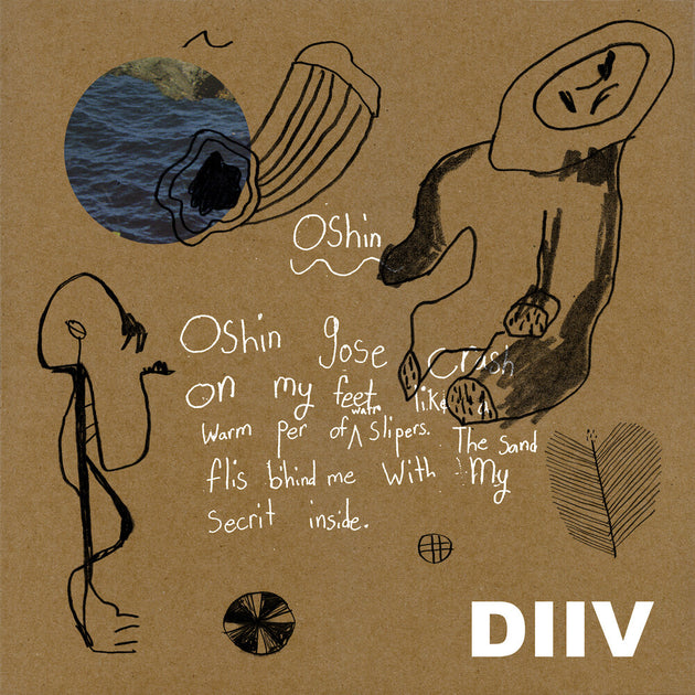 the album cover for DIIV - Oshin - 10th Anniversary - Blue Marble (W/Book)