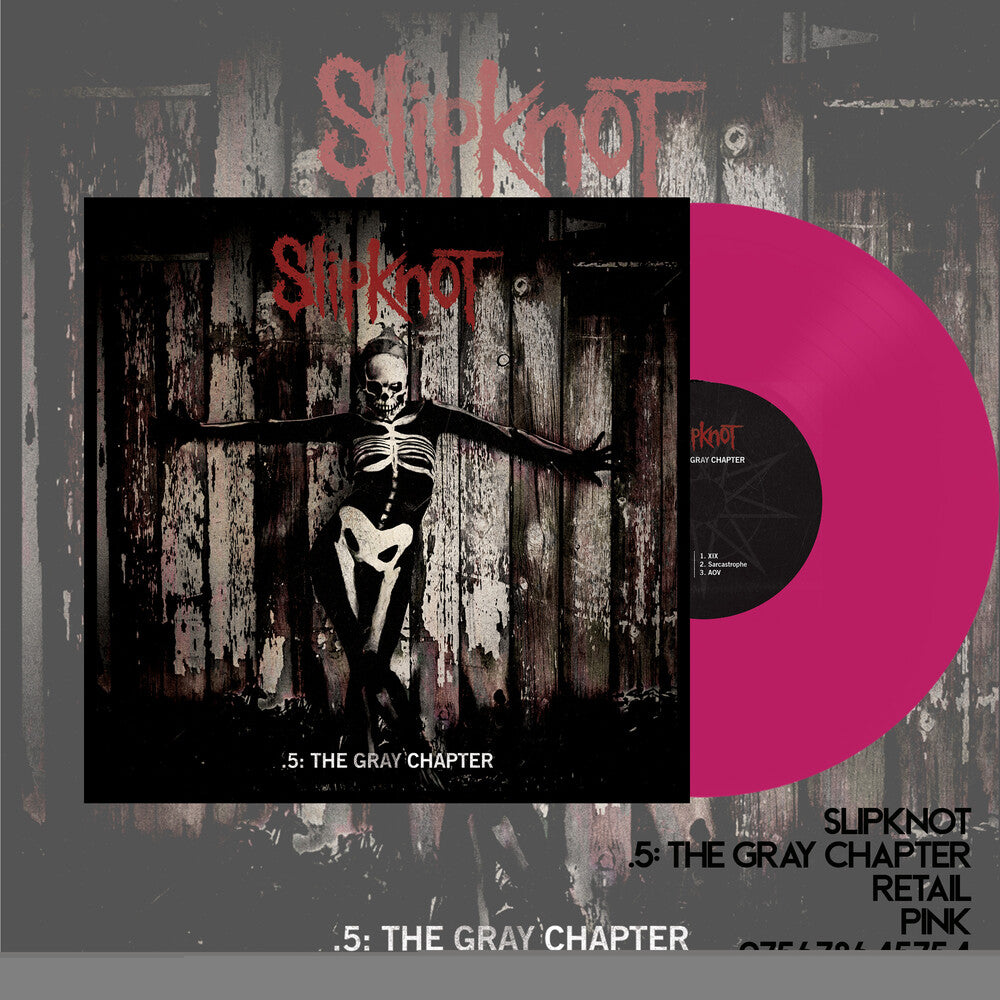the album cover for Slipknot - .5: The Gray Chapter [Pink 2LP]