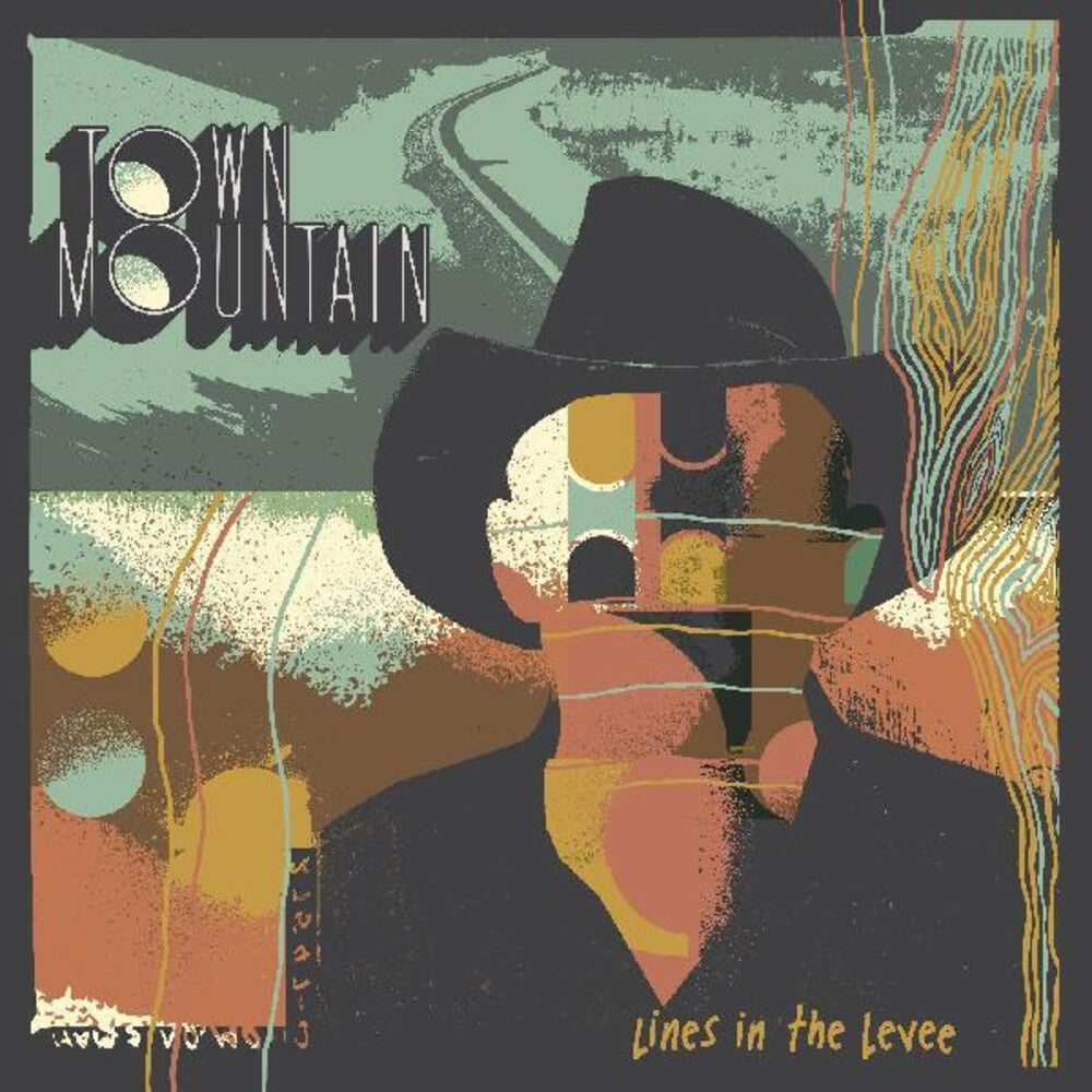 the album cover for Town Mountain - Lines In The Levee [Indie Exclusive Limited Edition Orange LP]
