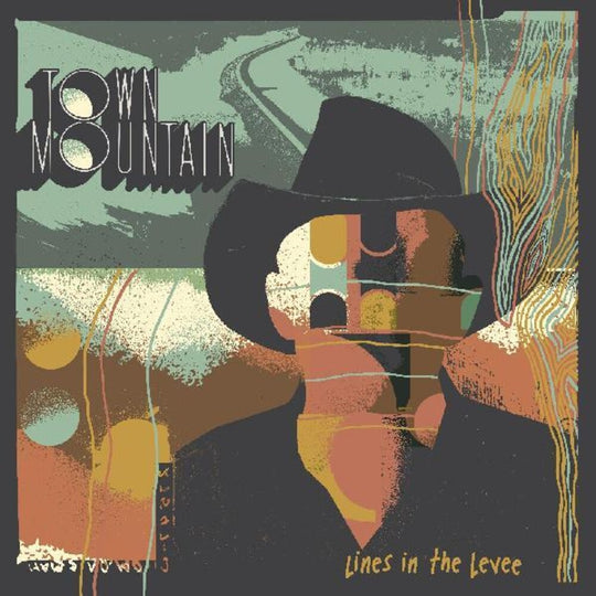 the album cover for Town Mountain - Lines In The Levee [Indie Exclusive Limited Edition Orange LP]