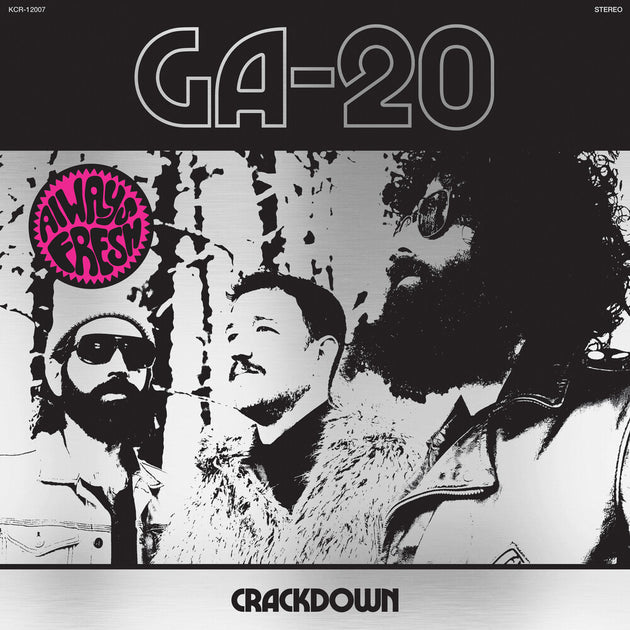 the album cover for GA-20 - Crackdown [Indie Exclusive Limited Edition Purple LP]