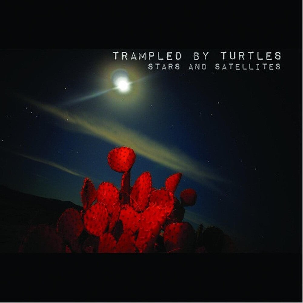 the album cover for Trampled By Turtles - Stars And Satellites: 10 Year Anniversary [Limited Edition Red LP + Bonus Orange Flexi Disc]