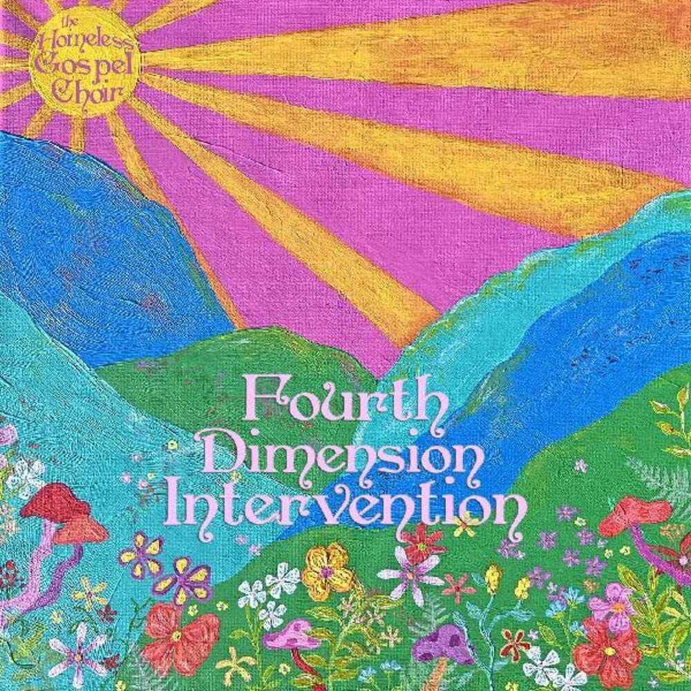the album cover for The Homeless Gospel Choir - Fourth Dimension Intervention [Seaglass Blue LP]