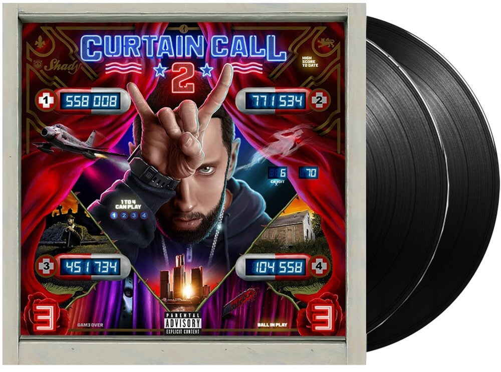 the album cover for Eminem - Curtain Call 2 [2LP]