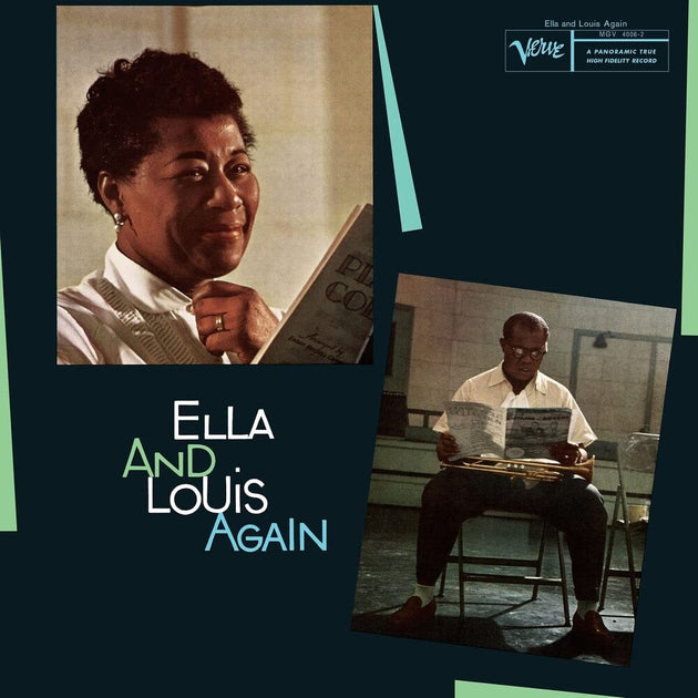 the album cover for Ella Fitzgerald & Louis Armstrong - Ella & Louis Again (Verve Acoustic Sounds Series) [2 LP]