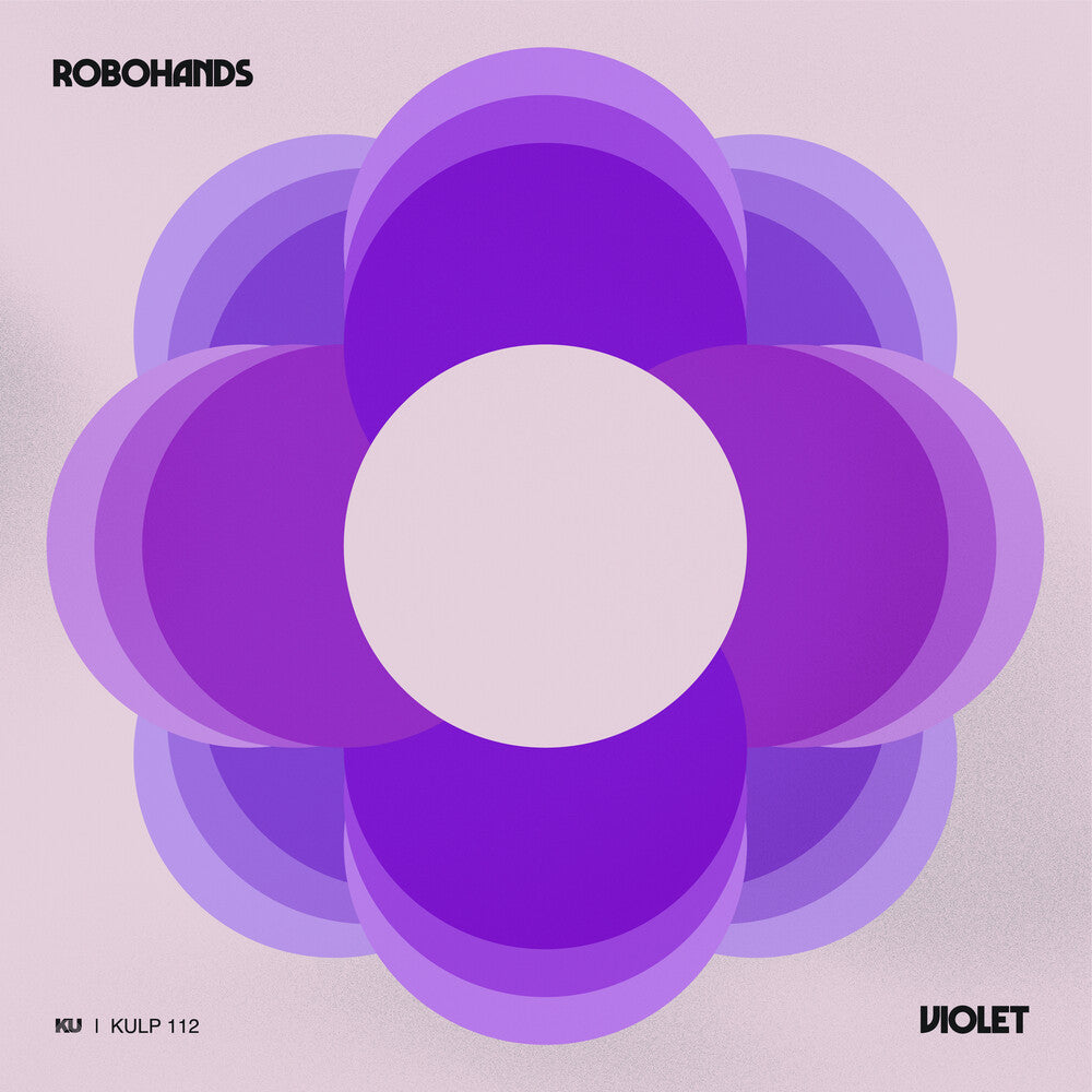 the album cover for Robohands - Violet [Indie Exclusive] Clear [Colored Vinyl] [Clear Vinyl] [Limited Edition] [Indie Exclusive]