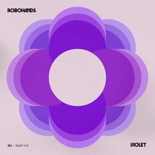 the album cover for Robohands - Violet [Indie Exclusive] Clear [Colored Vinyl] [Clear Vinyl] [Limited Edition] [Indie Exclusive]