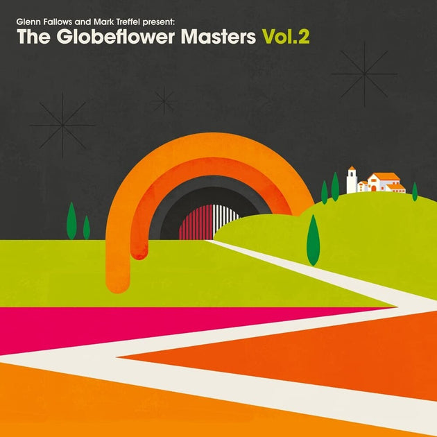 the album cover for Glenn Fallows  / Mark Trefel Present - Globeflower Masters Vol. 2 [Indie Exclusive] Orange [Colored Vinyl]