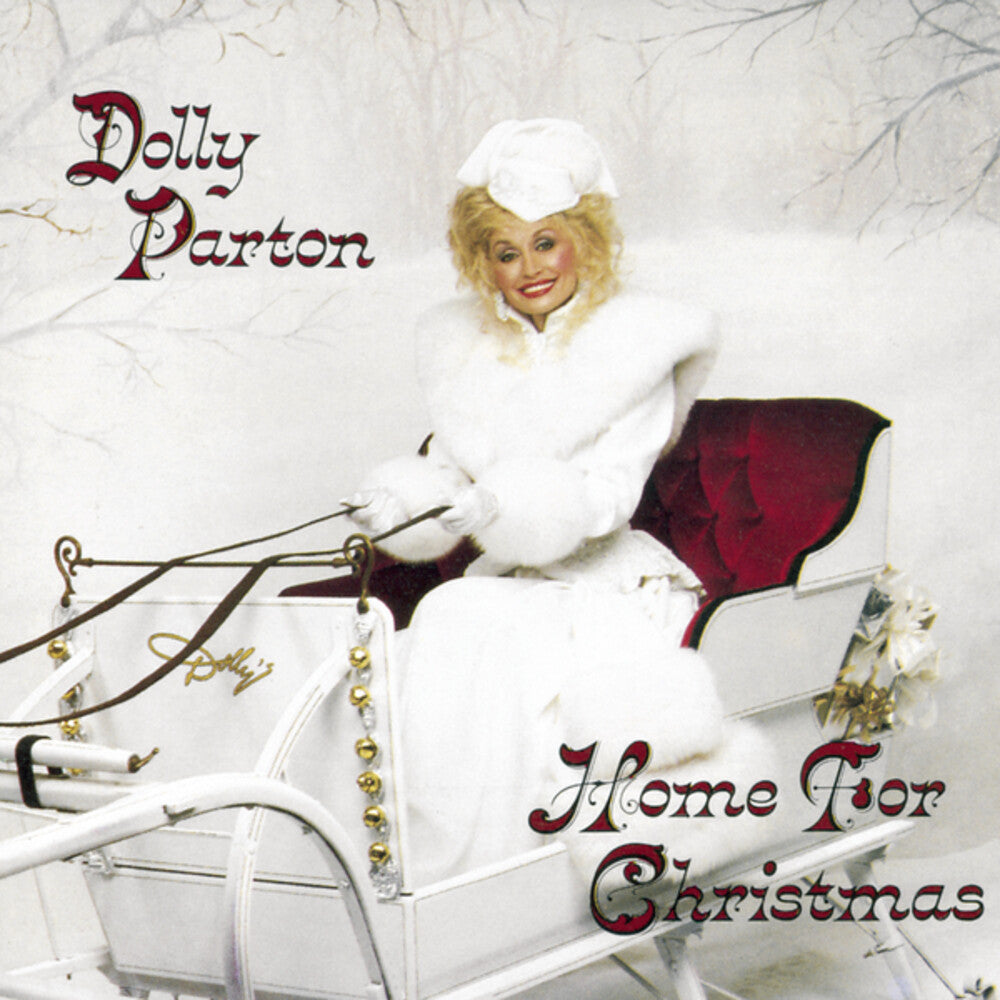 the album cover for Dolly Parton - Home For Christmas [LP]
