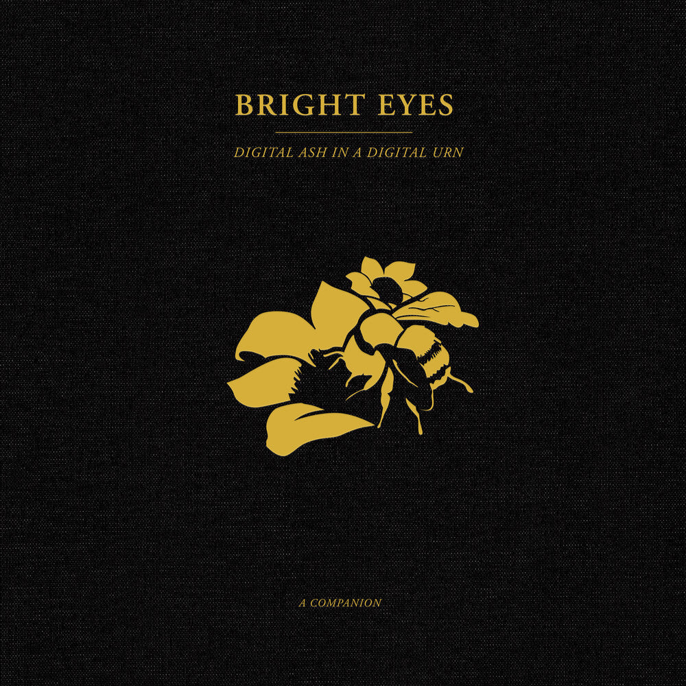 the album cover for Bright Eyes - Digital Ash In A Digital Urn: A Companion [Opaque Gold Vinyl]