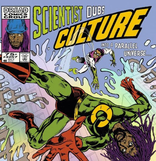 the album cover for Scientist Dubs Culture - Into A Parallel Universe (Uk)