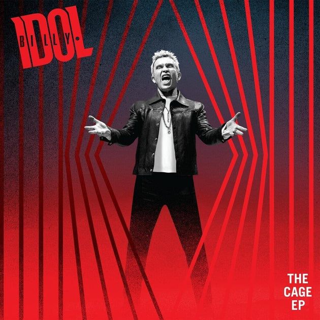 the album cover for Billy Idol - The Cage EP [Indie Exclusive Limited Edition Red Vinyl]