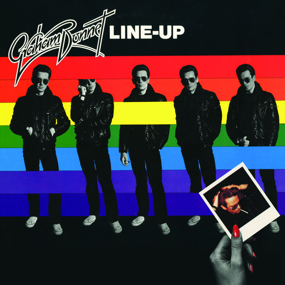 the album cover for Graham Bonnet - Line-Up [Colored Vinyl] (Red) [Indie Exclusive] (Uk)