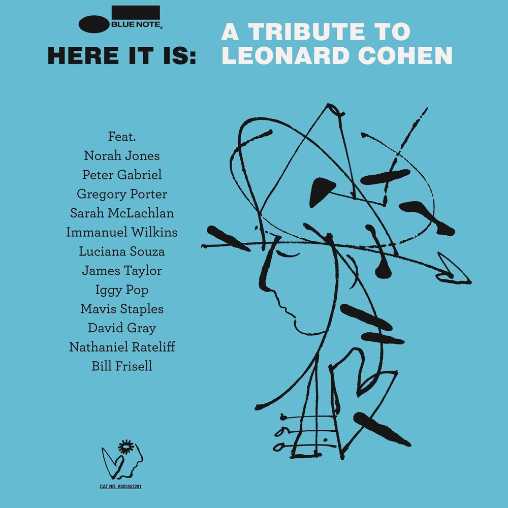 the album cover for Various Artists - Here It Is: A Tribute To Leonard Cohen [2 LP]
