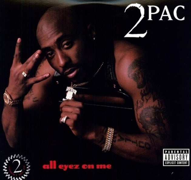the album cover for 2pac - All Eyez On Me [4 LP]