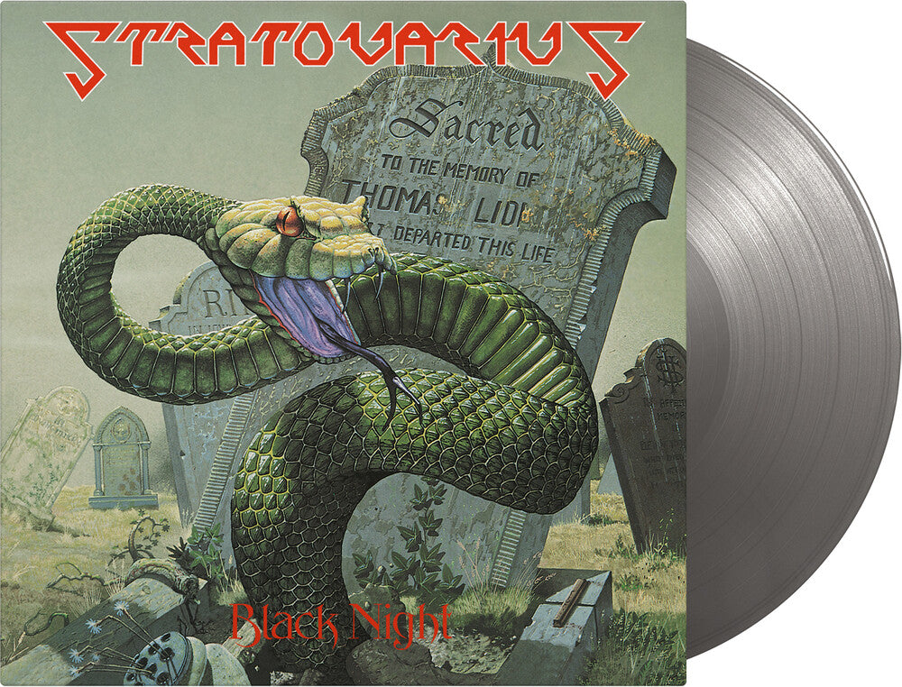 the album cover for Stratovarius - Black Night [Indie Exclusive Limited Edition Silver LP]