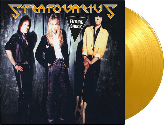 the album cover for Stratovarius - Future Shock [Indie Exclusive Limited Edition Yellow LP]