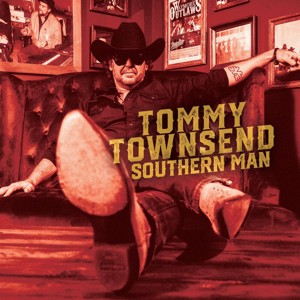 the album cover for Tommy Townsend & Waylon Jennings - Southern Man  [RSD Black Friday 2022]