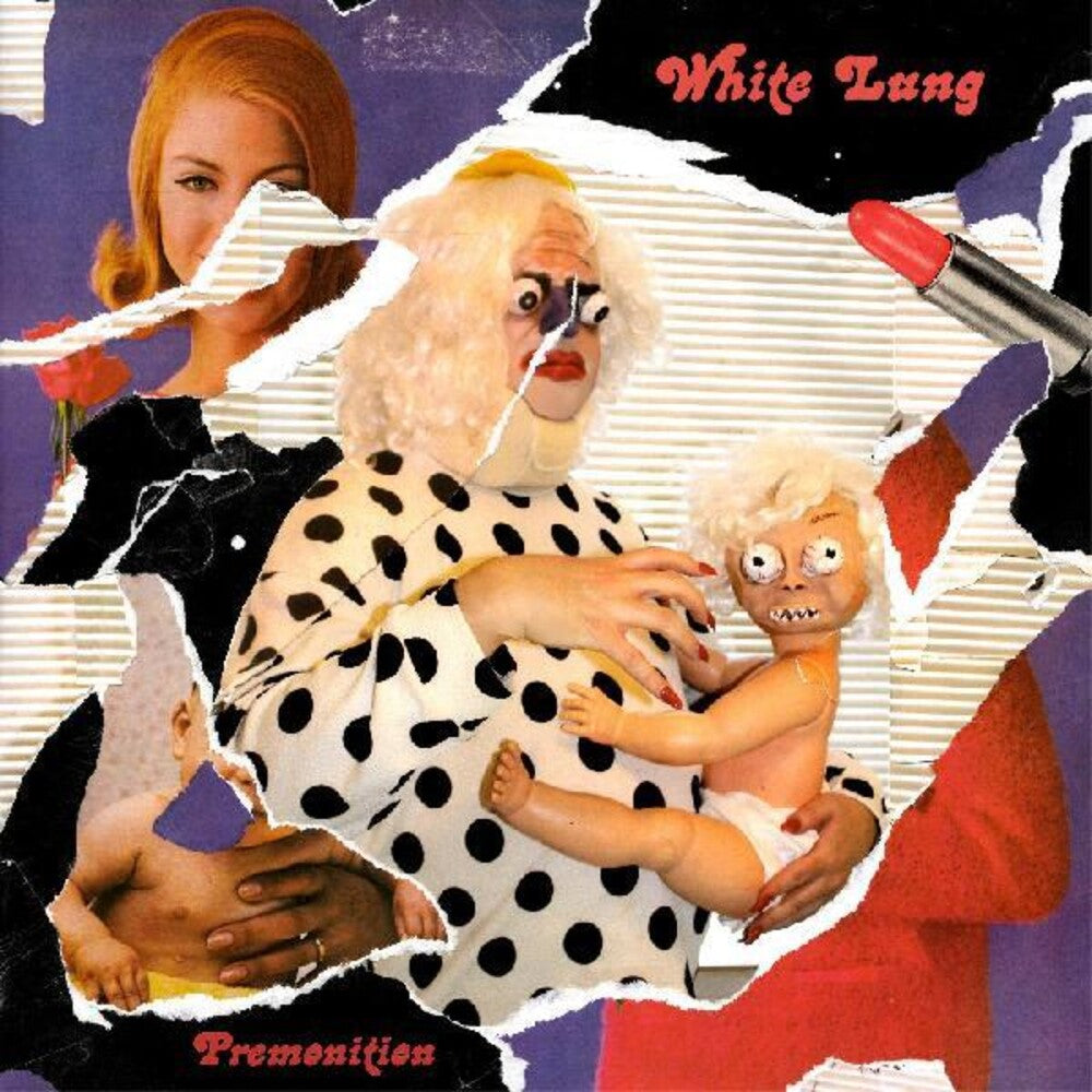 the album cover for White Lung - Premonition [Indie Exclusive Limited Edition Orange Crush LP]