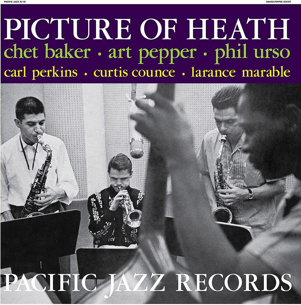 the album cover for Chet Baker, Art Pepper & Phil Urso - Picture Of Heath (Blue Note Tone Poet Series) [LP]