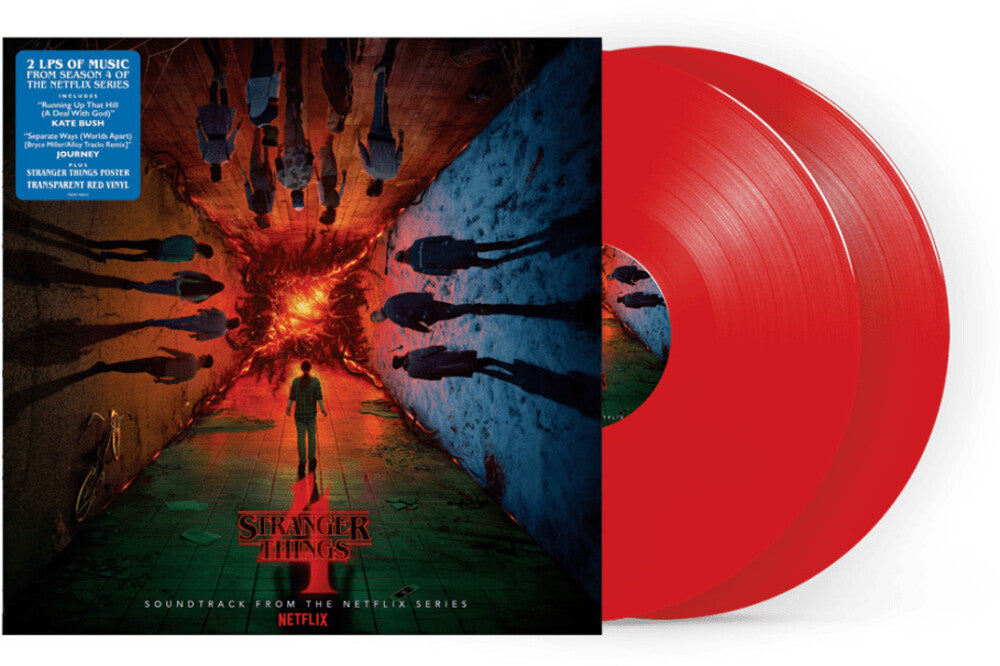 the album cover for Stranger Things: Season 4 / O.S.T. - Stranger Things: Season 4 (Original Soundtrack) - Limited Red Colored Vinyl