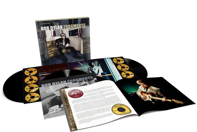 the album cover for Bob Dylan - Fragments – Time Out of Mind Sessions (1996-1997): The Bootleg Series Vol. 17 [Highlights LP Box Set]