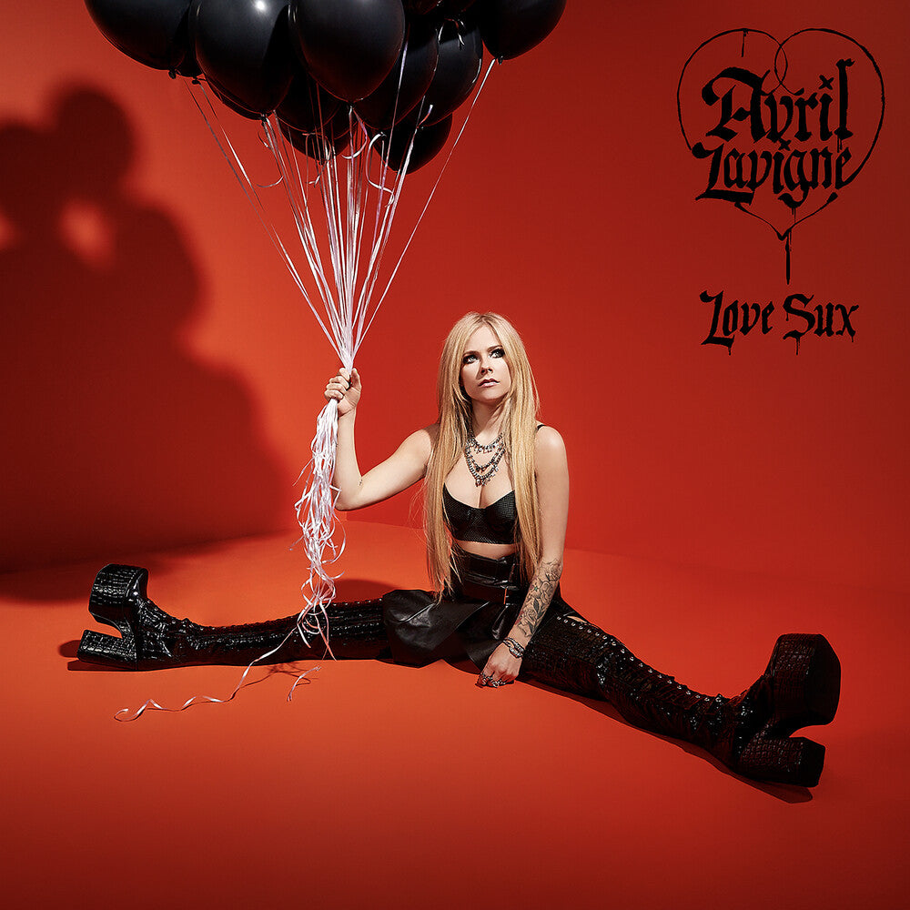the album cover for Avril Lavigne - Love Sux [LP]