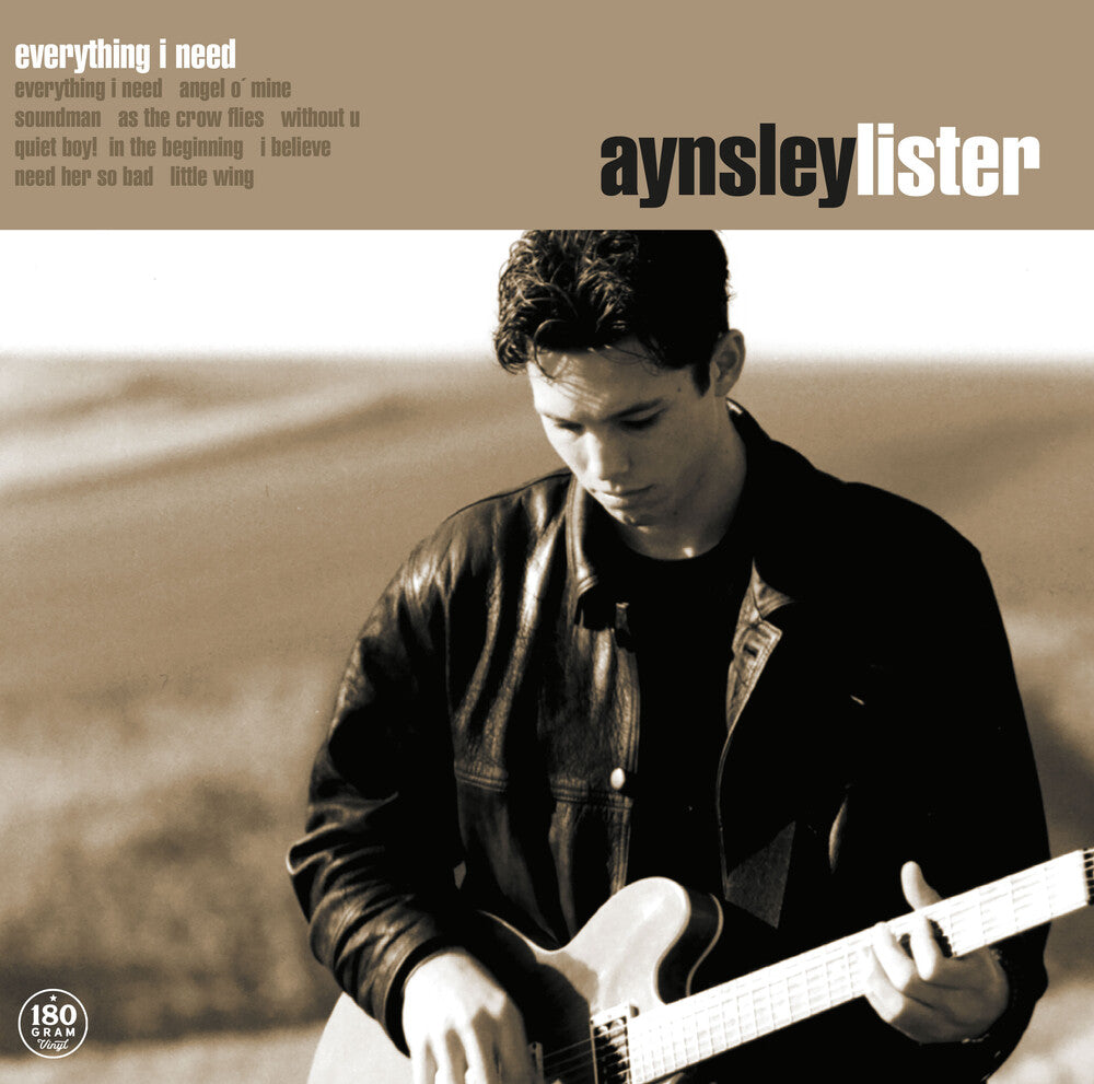 the album cover for Aynsley Lister - Everything I Need (Blk)