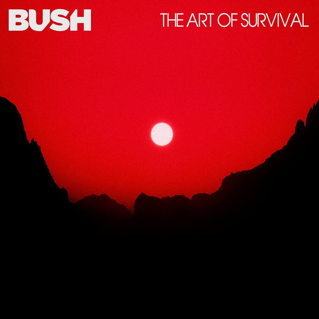 the album cover for Bush - The Art Of Survival [White LP]