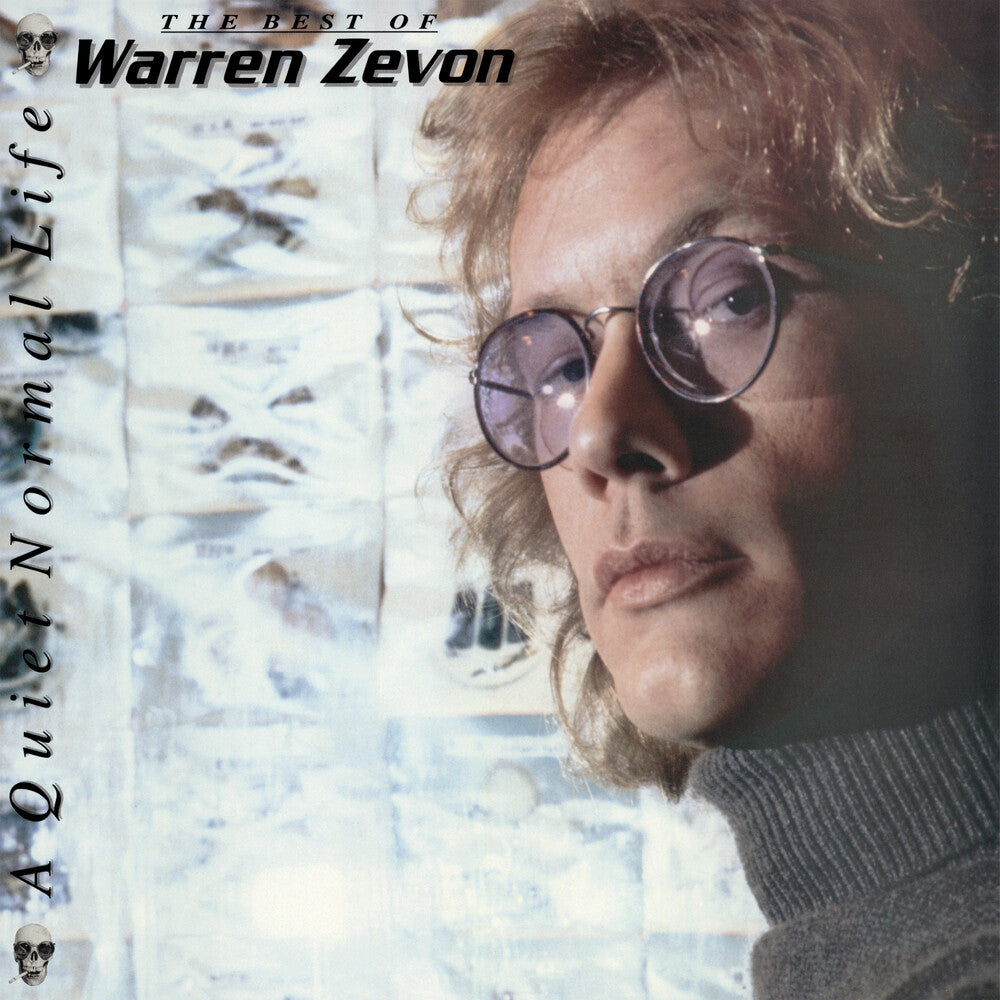 the album cover for Warren Zevon - A Quiet Normal Life: The Best of Warren Zevon [SYEOR 23 Exclusive Clear LP]