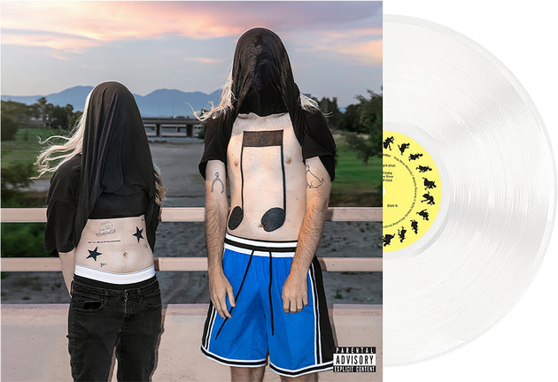 the album cover for 100 Gecs - 10,000 gecs [Indie Exclusive limited Edition White LP]
