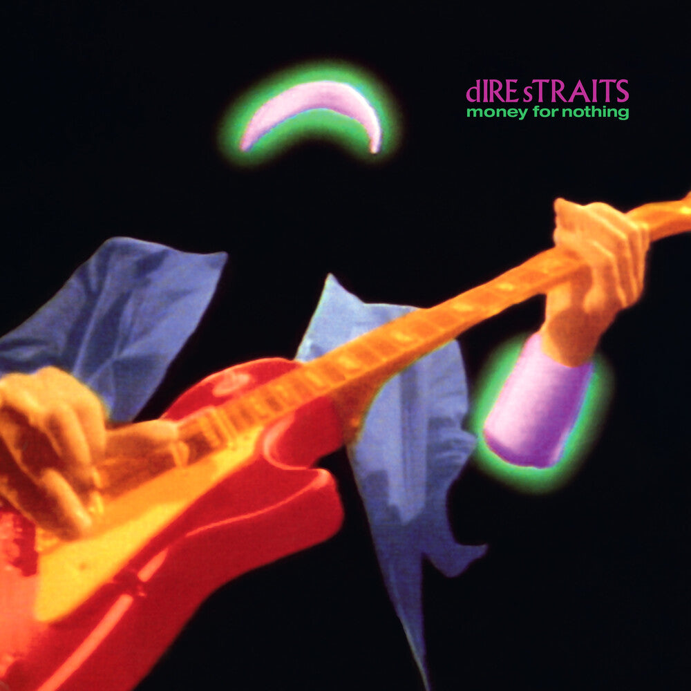 the album cover for Dire Straits - Money For Nothing [SYEOR 23 Exclusive Green 2LP]