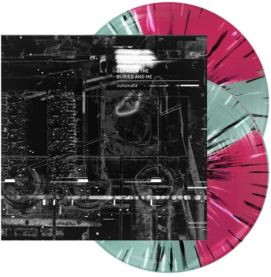 the album cover for Between The Buried And Me - Automata [Indie Exclusive Limited Edition Magenta/Electric Blue/Splatter 2 LP]