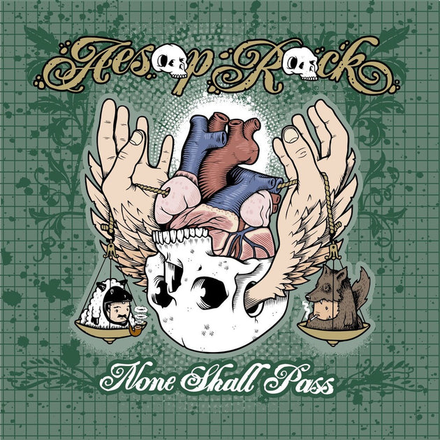 the album cover for Aesop Rock - None Shall Pass [2LP]